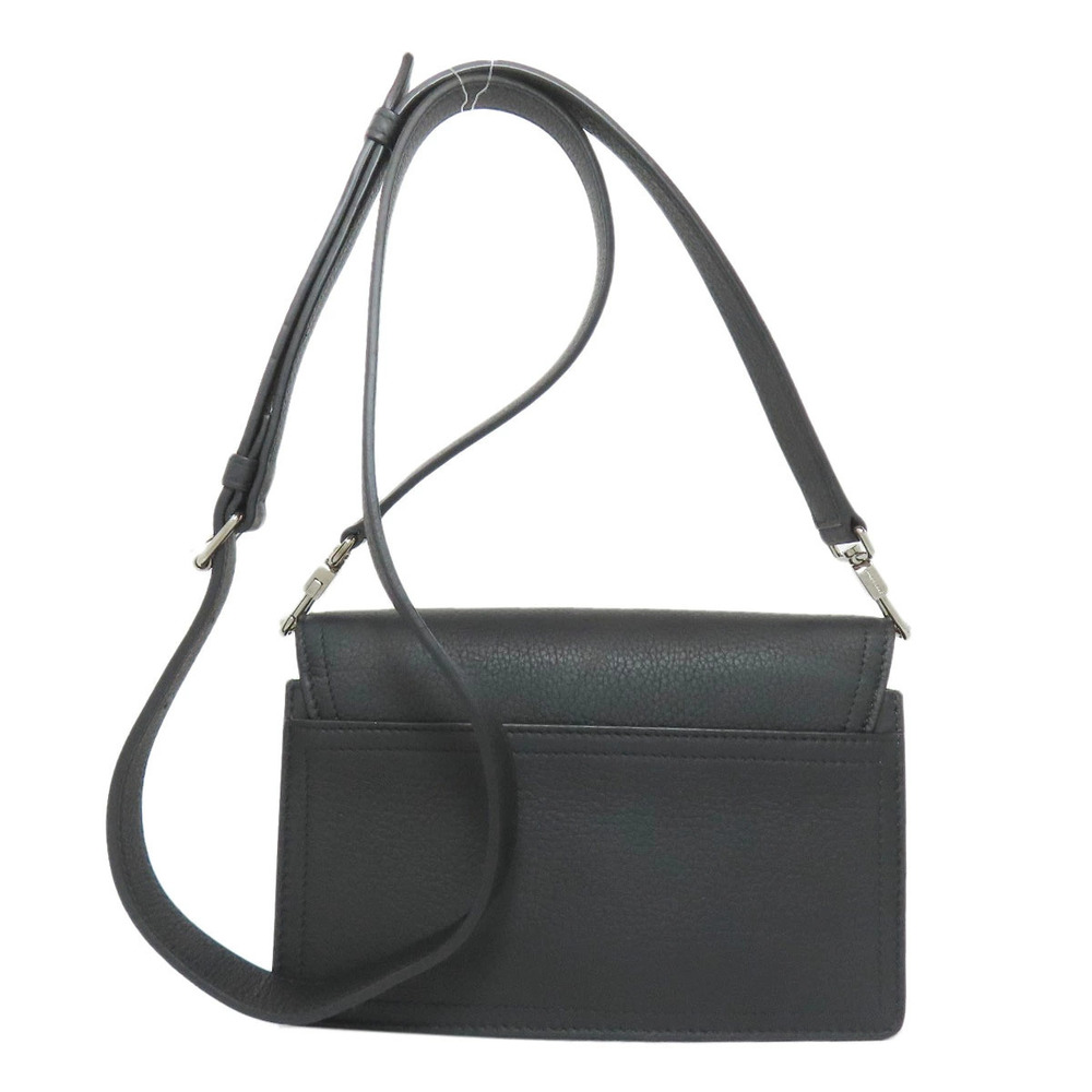 Burberry Shoulder Bag Leather Black